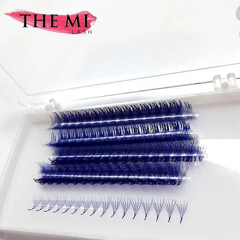 Narrow Promade fans blue colour 5D | 0.07| 1000 fans - Image 8