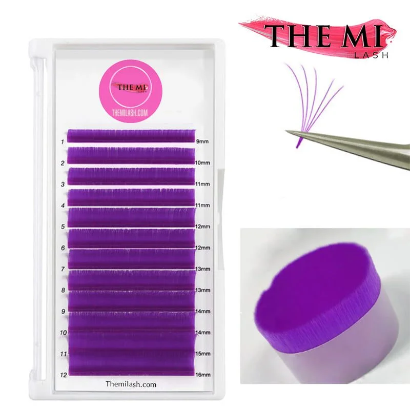 Lash Tray Color PURPLE -0.07 - Image 2