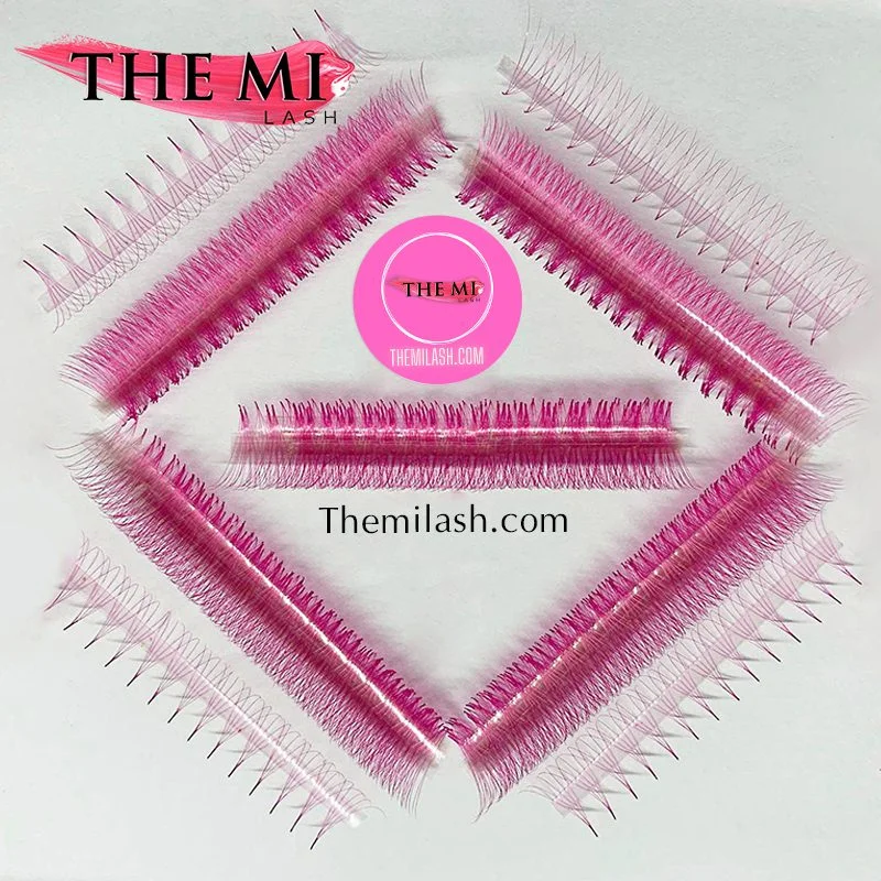 Narrow Promade fans pink colour 5D | 0.07| 1000 fans - Image 2